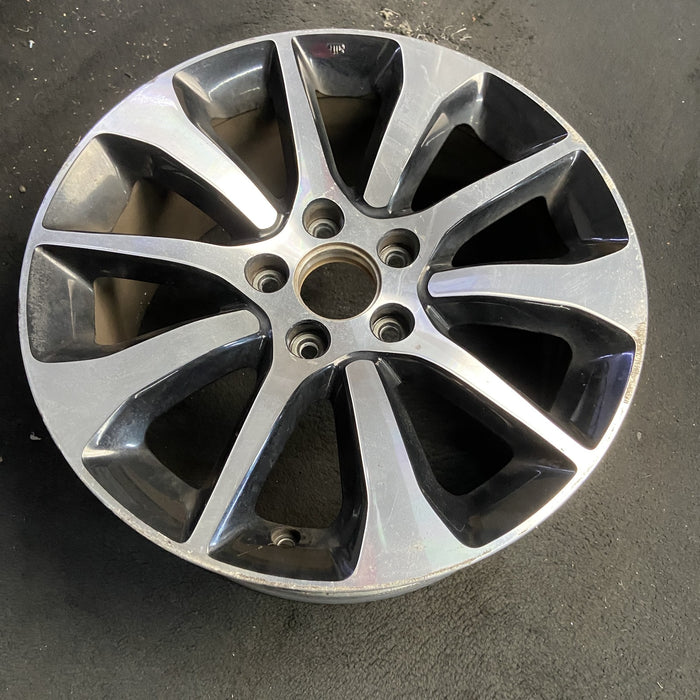 17" TLX 15-17 17x7.5 Original OEM Wheel Rim - MACHINED BLACK - View 7