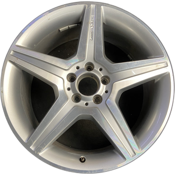 19" MERCEDES CL-CLASS 10 216 Type; CL550, 19x8.5, 5 spoke Original OEM Wheel - Front View