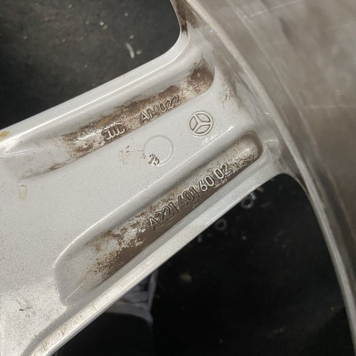 19" MERCEDES CL-CLASS 10 216 Type; CL550, 19x8.5, 5 spoke Original OEM Wheel - View 10