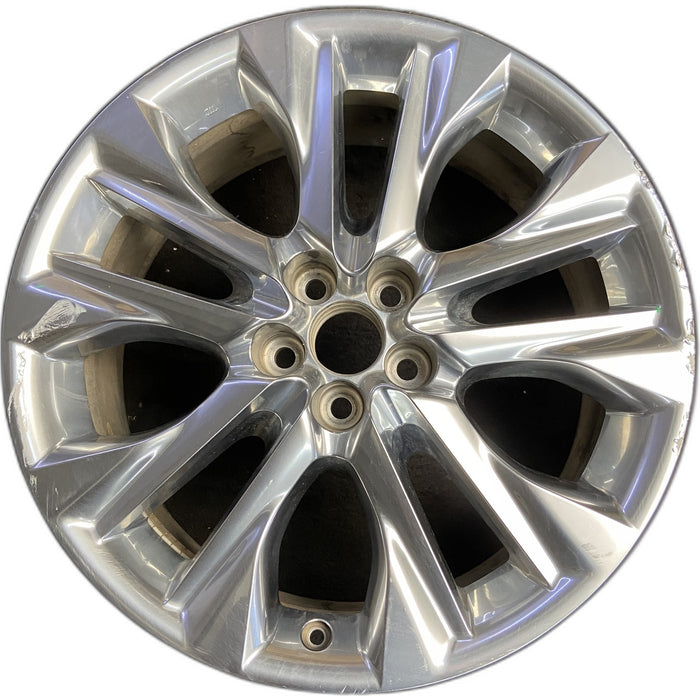20" HIGHLANDER 20-22 20x8 , 10 spoke Original OEM Wheel Rim - Front View