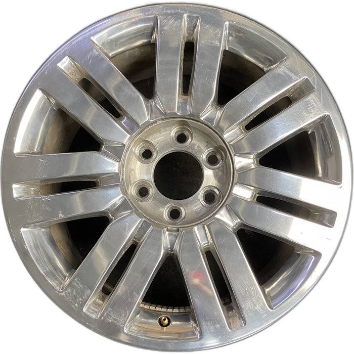 20" LINCOLN LT 06-07 20X8.5, , 7 split spokes, Original OEM Wheel Rim - CHROME - Front View