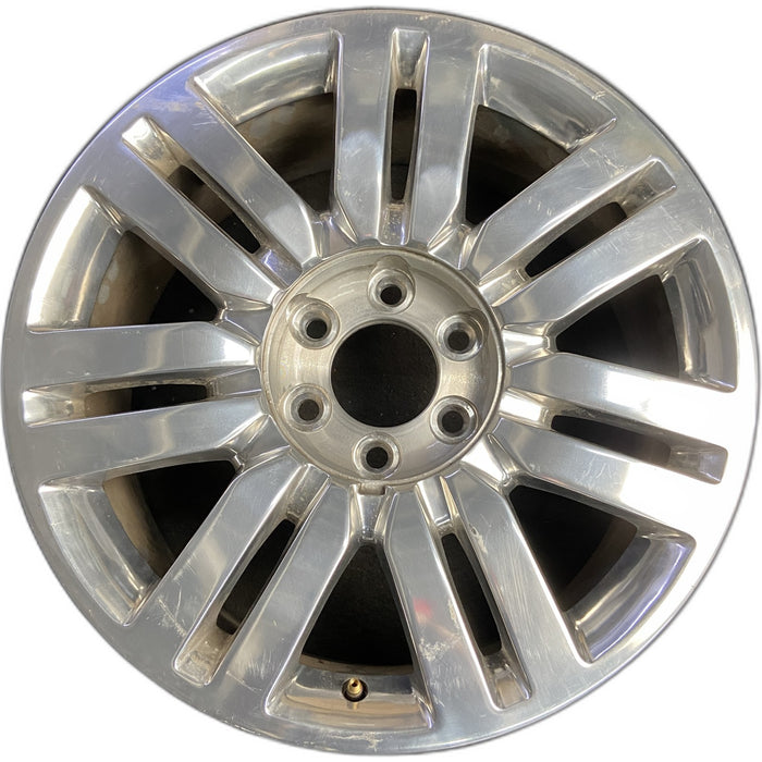 20" LINCOLN LT 06-07 20X8.5, , 7 split spokes, Original OEM Wheel Rim - CHROME - Front View