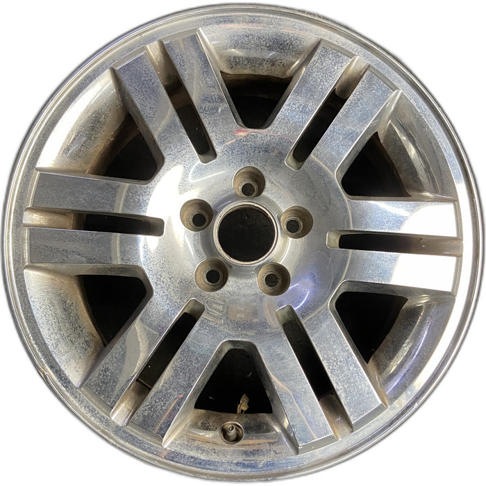 18" EDGE 07 18x7.5 , 12 spoke , Original OEM Wheel Rim - CHROME - Front View