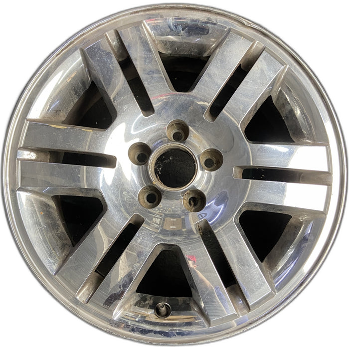 18" EDGE 07 18x7.5 , 12 spoke , Original OEM Wheel Rim - CHROME - Front View