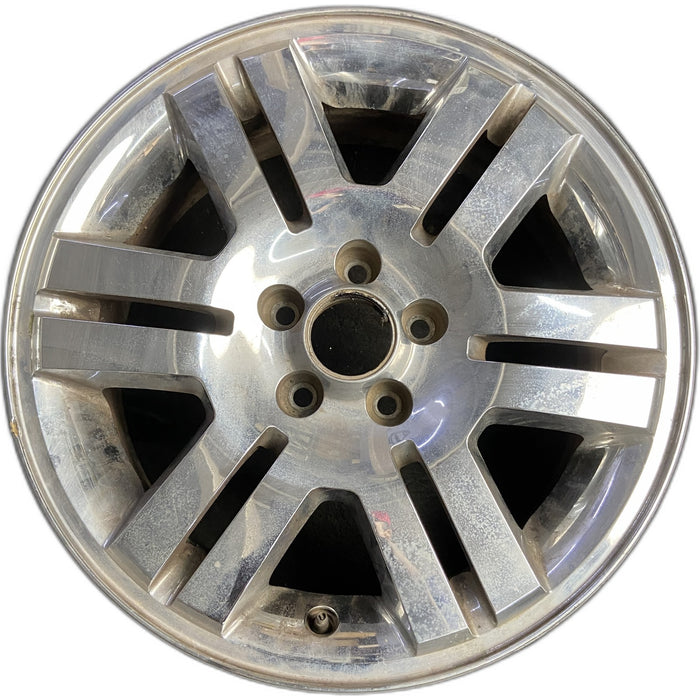 18" EDGE 07 18x7.5 , 12 spoke , Original OEM Wheel Rim - CHROME - Front View