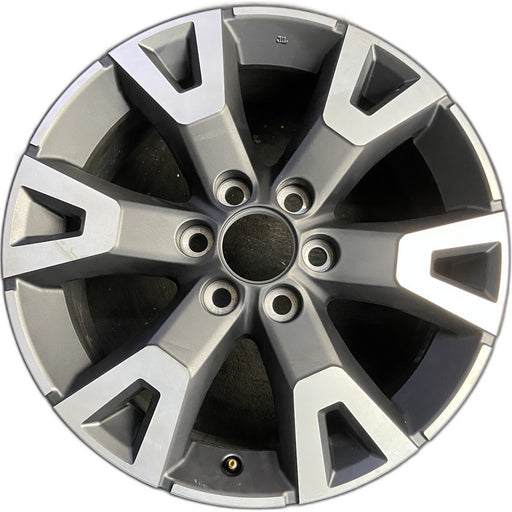 20" 4 RUNNER 25-26 20x8, 6 Y spoke Original OEM Wheel Rim - MACHINED CHARCOAL - Front View