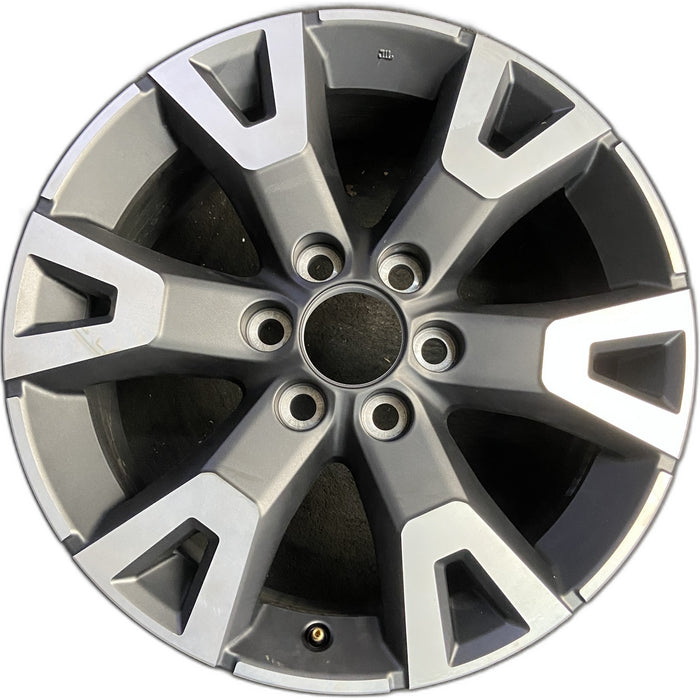 20" 4 RUNNER 25-26 20x8, 6 Y spoke Original OEM Wheel Rim - MACHINED CHARCOAL - Front View