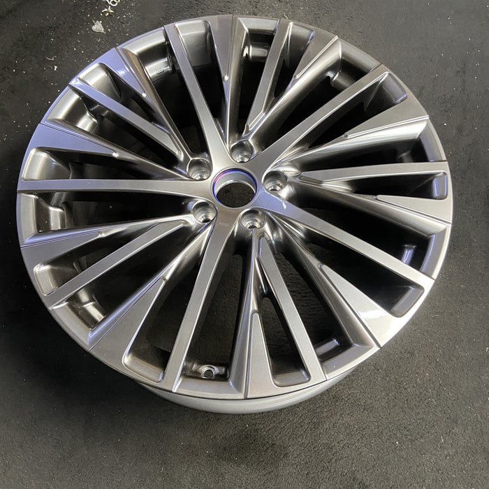 21" LEXUS RX350 23-26 21x8, 20 spoke, Original OEM Wheel Rim - SILVER - View 7
