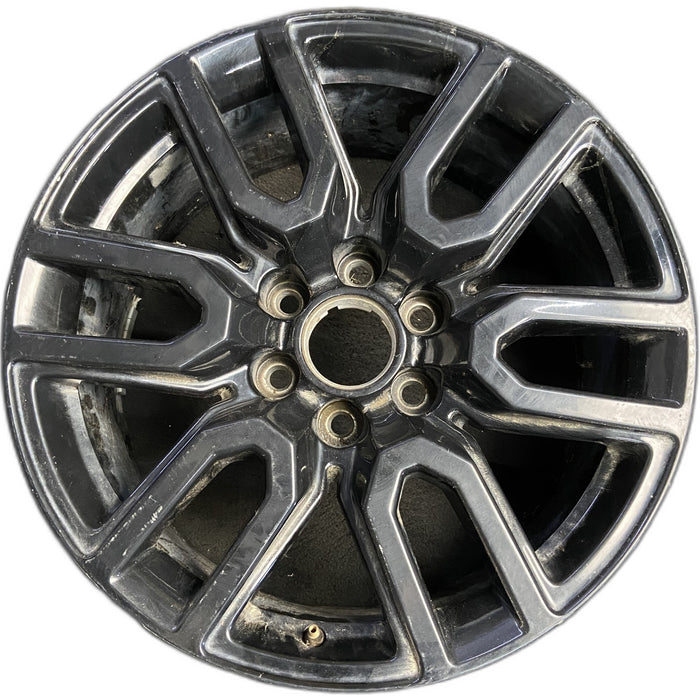 20" SIERRA 1500 PICKUP 20 20x9, 12 spoke, U spoke, Original OEM Wheel Rim - - Front View