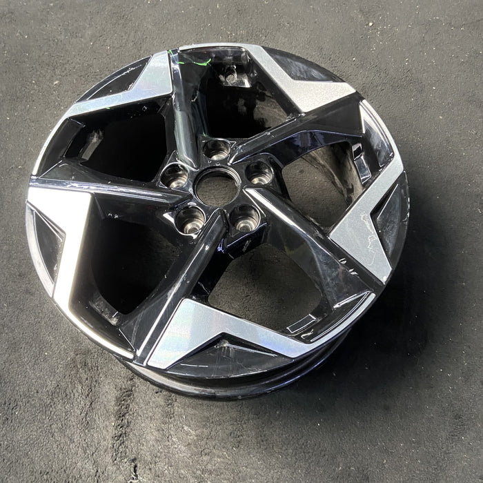 17" SELTOS 24-26 17x7 , Original OEM Wheel Rim - MACHINED BLACK - View 8