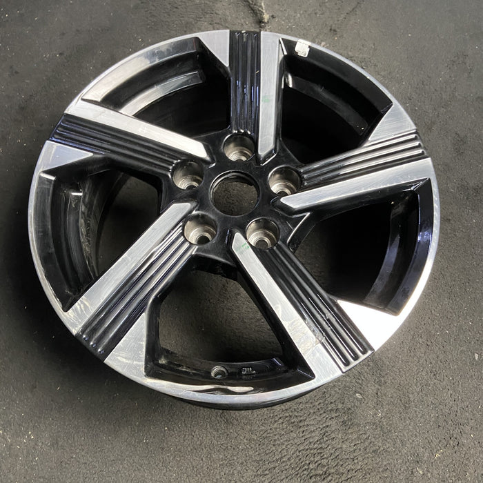 16" SENTRA 24-25 16x6.5, alloy Original OEM Wheel Rim - MACHINED BLACK - View 7