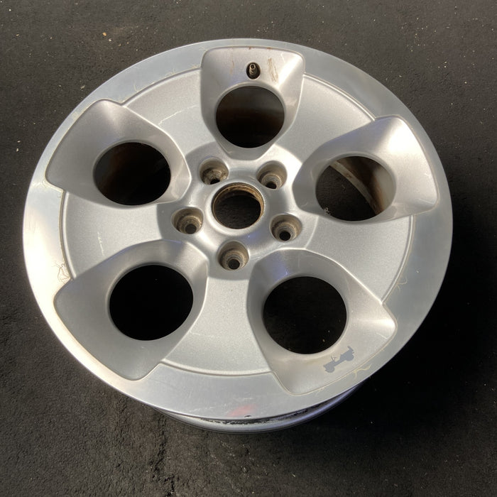 18" WRANGLER 13 18x7.5, 5 hole Original OEM Wheel Rim - MACHINED SILVER - View 8
