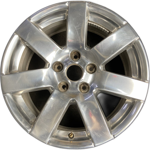 18" WRANGLER 12-17 18x7.5, 7 spoke Original OEM Wheel Rim - POLISHED - Front View