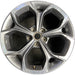 18" MALIBU 19-25 aluminum, 18x8.5, 5 Y spoke Original OEM Wheel Rim - MACHINED - Front View