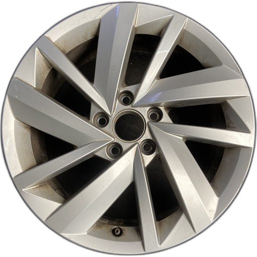 17" PASSAT 18 17x7 , 10 spoke Original OEM Wheel Rim - Front View