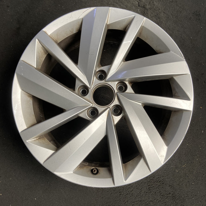 17" PASSAT 18 17x7 , 10 spoke Original OEM Wheel Rim - Additional View