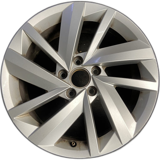 17" PASSAT 18 17x7 , 10 spoke Original OEM Wheel Rim - Front View