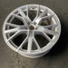 21" E-TRON 21-23 21x9.5 , 5 spoke, W spoke Original OEM Wheel Rim - SILVER - View 8