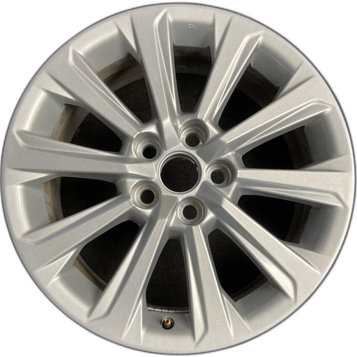 18" GRAND HIGHLANDER 24-26 18x7.5 , 10 spoke Original OEM Wheel Rim - SILVER - Front View