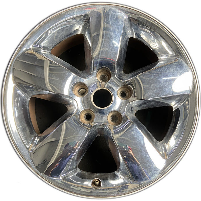 20" DODGE 1500 PICKUP 13 , 20x8, clad Original OEM Wheel Rim - CHROME - Front View