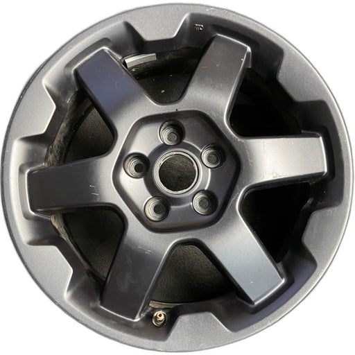 17" LEGACY 22 17x7, alloy, Original OEM Wheel Rim - BLACK - Front View