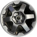 17" LEGACY 22 17x7, alloy, Original OEM Wheel Rim - BLACK - Front View