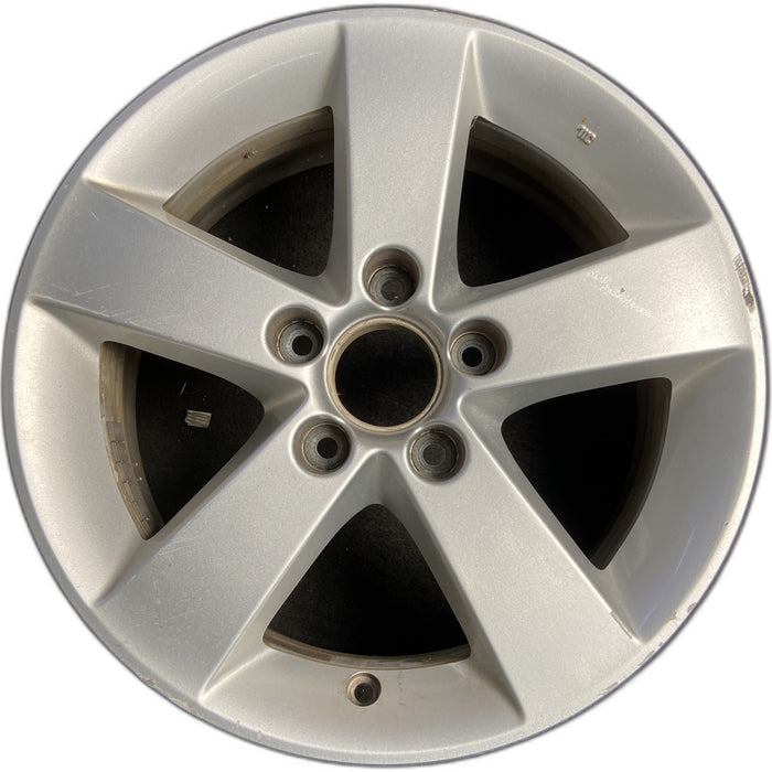 16" CIVIC 06-07 16x6.5, alloy, 5 spoke, Enkei manufacturer Original OEM Wheel - Front View