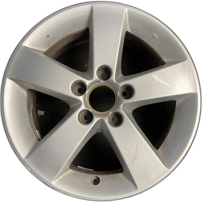 16" CIVIC 06-07 16x6.5, alloy, 5 spoke, Enkei manufacturer Original OEM Wheel - Front View