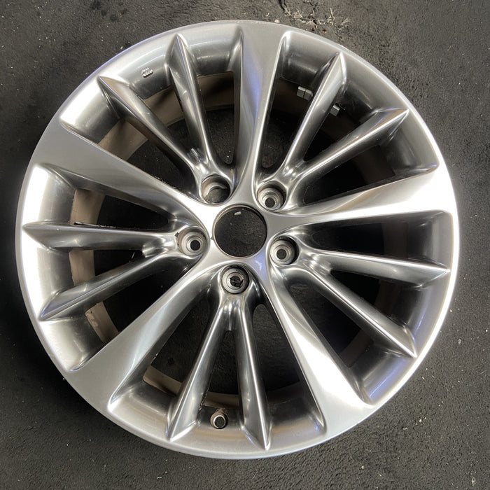 18" INFINITI Q50 18-24 18x7.5 Original OEM Wheel Rim - HYPER SILVER - Additional View