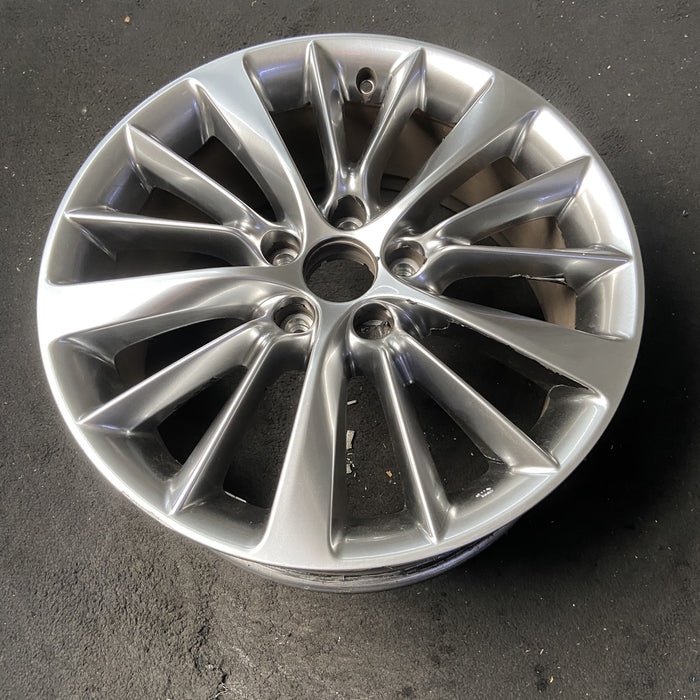 18" INFINITI Q50 18-24 18x7.5 Original OEM Wheel Rim - HYPER SILVER - View 8