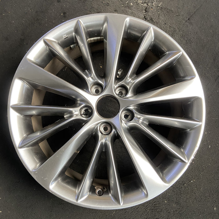 18" INFINITI Q50 18-24 18x7.5 Original OEM Wheel Rim - HYPER SILVER - Additional View