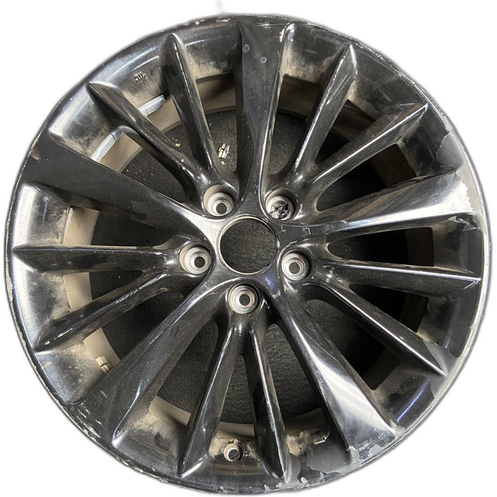 18" INFINITI Q50 18-24 18x7.5 Original OEM Wheel Rim - HYPER SILVER - Front View
