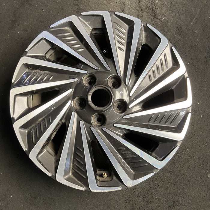 17" SONATA 20 hybrid, 17x7 Original OEM Wheel Rim - MACHINED CHARCOAL - Additional View