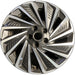 17" SONATA 20 hybrid, 17x7 Original OEM Wheel Rim - MACHINED CHARCOAL - Front View