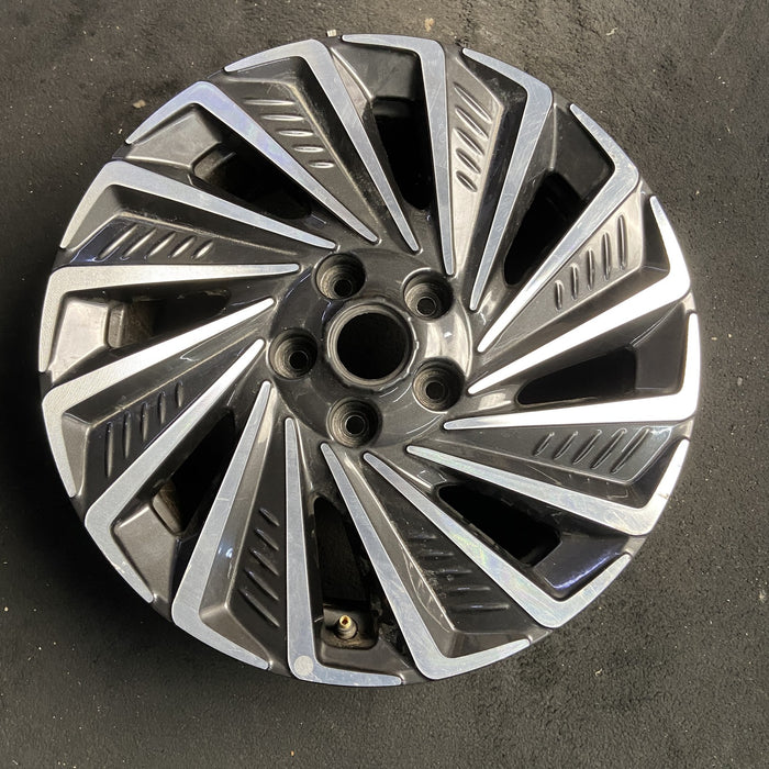 17" SONATA 20 hybrid, 17x7 Original OEM Wheel Rim - MACHINED CHARCOAL - Additional View