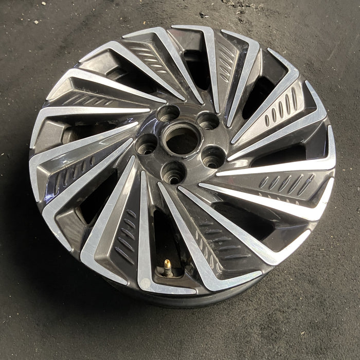 17" SONATA 20 hybrid, 17x7 Original OEM Wheel Rim - MACHINED CHARCOAL - View 7