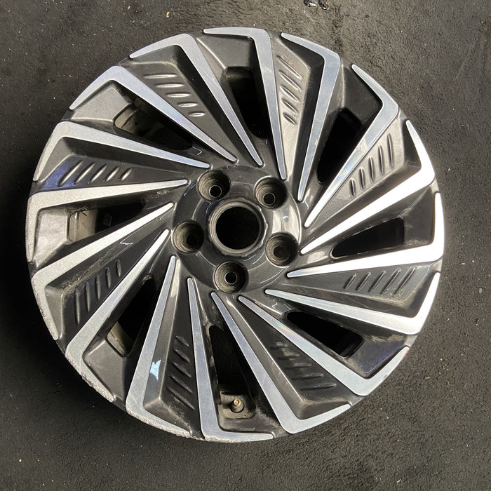 17" SONATA 20 hybrid, 17x7 Original OEM Wheel Rim - MACHINED CHARCOAL - Additional View