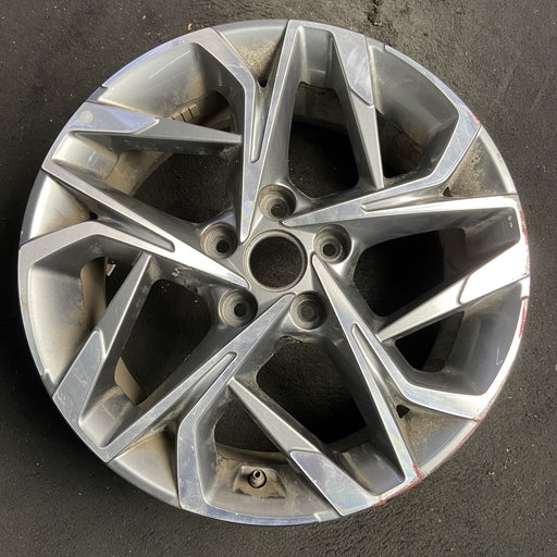 17" SONATA 20 gasoline, 17x7 Original OEM Wheel Rim - MACHINED GREY - Additional View