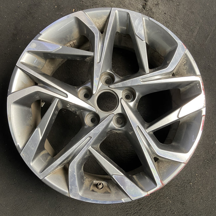 17" SONATA 20 gasoline, 17x7 Original OEM Wheel Rim - MACHINED GREY - Additional View