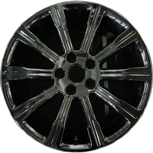 18" ATS 13-14 18x8, 10 spoke Original OEM Wheel Rim - CHROME - Front View
