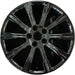 18" ATS 13-14 18x8, 10 spoke Original OEM Wheel Rim - CHROME - Front View