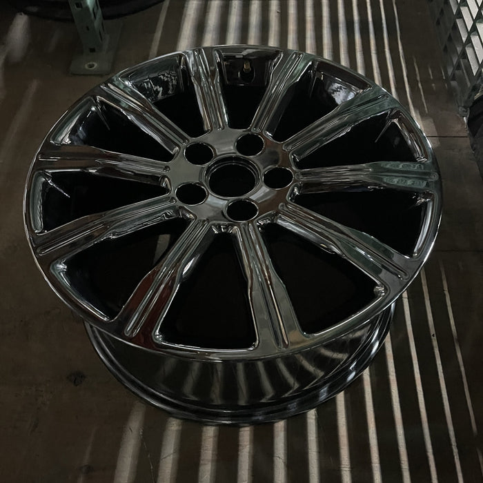 18" ATS 13-14 18x8, 10 spoke Original OEM Wheel Rim - CHROME - View 8