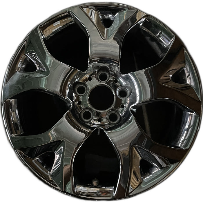 18" BMW X3 04-10 18x9 , , Y spoke design Original OEM Wheel Rim - CHROME - Front View