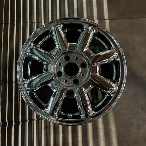 15" MINI COOPER 02-06 15x5.5, alloy, 8 spoke, Original OEM Wheel Rim - CHROME - Additional View