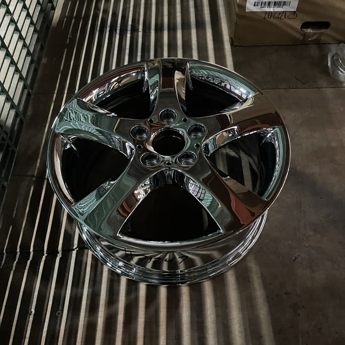 17" BMW 128i 08-13 17x7 , 5 spoke, solid spoke, tapered spoke edge Original OEM - View 7