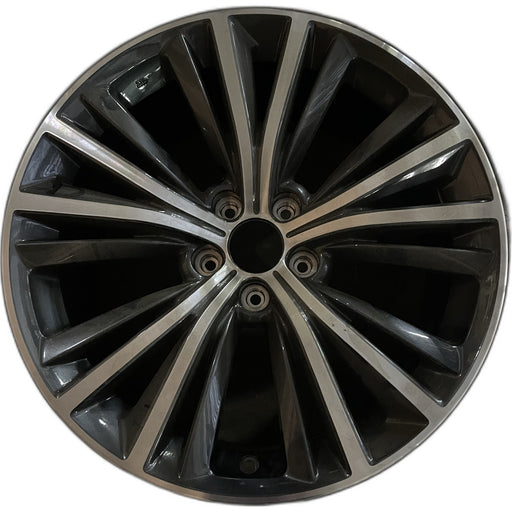 19" INFINITI Q60 17-20 , 19x9 , 20 spoke Original OEM Wheel Rim - MACHINED - Front View