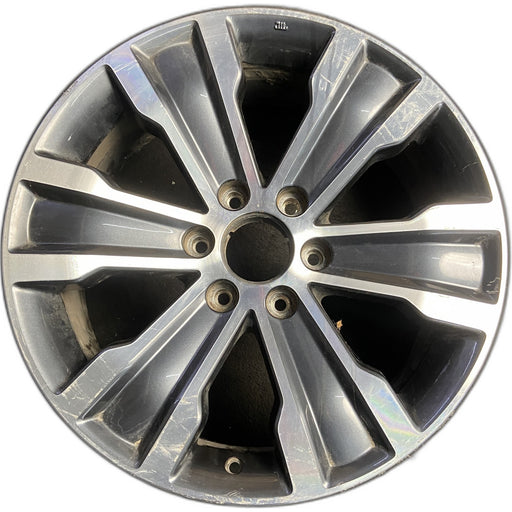 20" ARMADA 17 20x8, , , Platinum Original OEM Wheel Rim - MACHINED BLACK - Front View