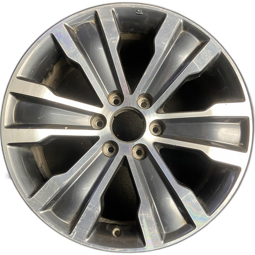 20" ARMADA 17 20x8, , , Platinum Original OEM Wheel Rim - MACHINED BLACK - Front View