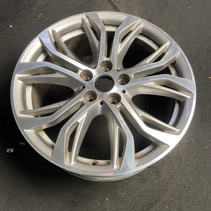 18" BMW X1 16-17 18x7.5 , , open Y spoke, Original OEM Wheel Rim - MACHINED GREY - View 7