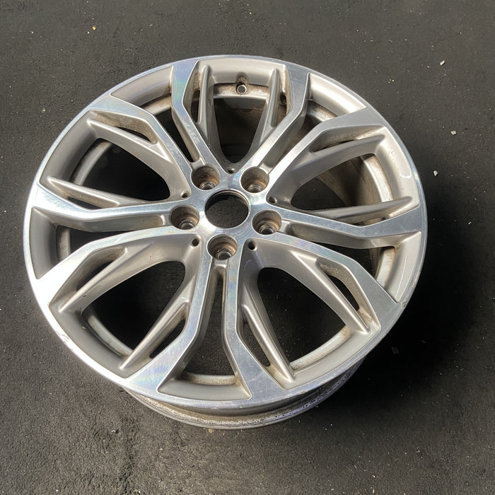 18" BMW X1 16-17 18x7.5 , , open Y spoke, Original OEM Wheel Rim - MACHINED GREY - View 8